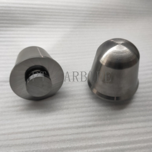 Tungsten carbide tip for choke stem 