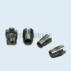 Tungsten carbide thread nozzles for PDC drill bits