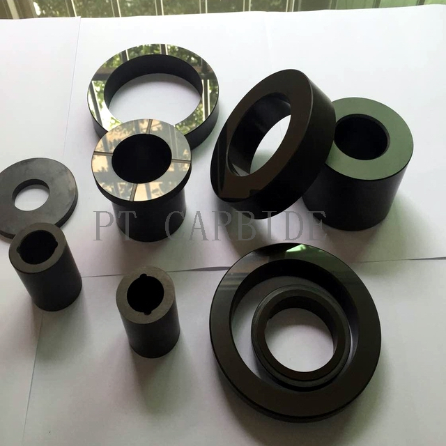 Small Thin 1mm Thickness Silicon Carbide SSIC SIC Spacers Discs for Pumps 