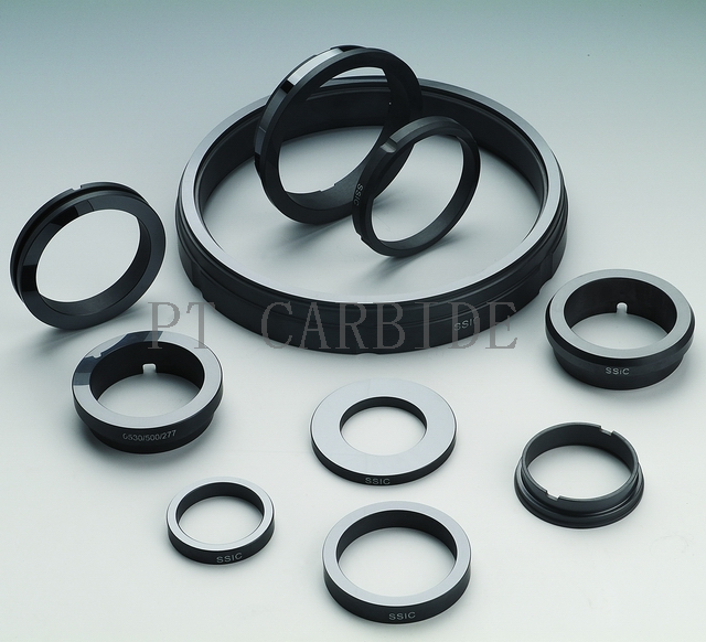 Small Thin 1mm Thickness Silicon Carbide SSIC SIC Spacers Discs for Pumps 